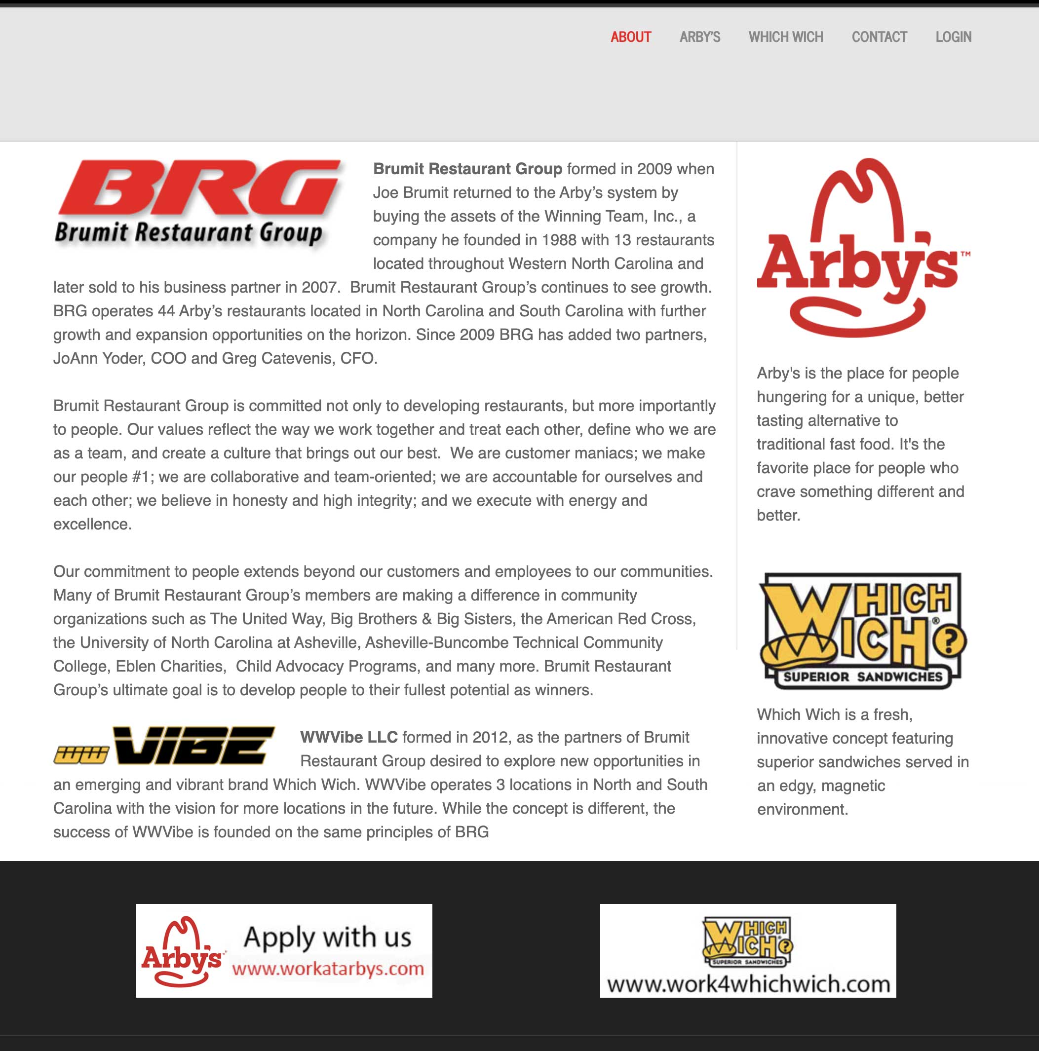 BRG 2 Website
